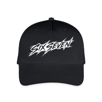 Six seven - Kinder Bio Basecap - Schwarz - Vorne