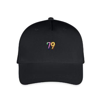 79 Number Comic - Organic Kids’ Baseball Cap - black - Front
