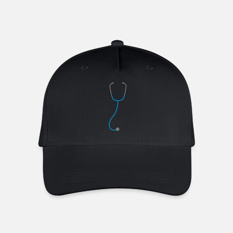stéthoscope - Casquette de baseball bio Enfant - noir
