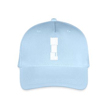 Rock and Roll  Bold Typography - Organic Kids’ Baseball Cap - light blue - Front