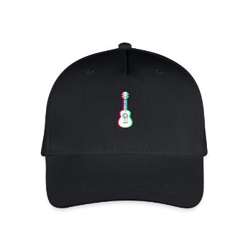 EDM - Acoustic Guitar - Glitch Rave Style - Organic Kids’ Baseball Cap - black - Front