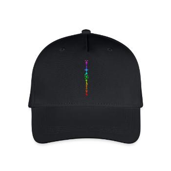 Kornkreis, Aufstiegsplan Erde, Alton Barnes GB - Kinder Bio Basecap - Schwarz - Vorne