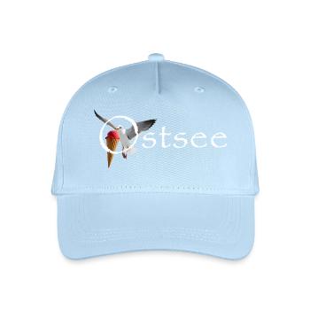 Ostsee Möwe Eisräuber Raubvogel - Kinder Bio Basecap - Hellblau - Vorne