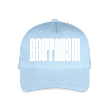 Mutiges Brutalismus-Logodesign - Kinder Bio Basecap - Hellblau - Vorne