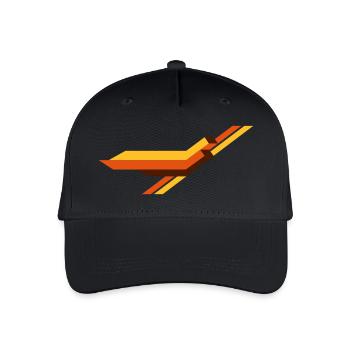 stripe - Organic Kids’ Baseball Cap - black - Front