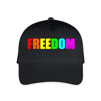 Freedom - Organic Kids’ Baseball Cap - black - Front