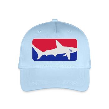 league_shark x_vec_3 de - Kinder Bio Basecap - Hellblau - Vorne