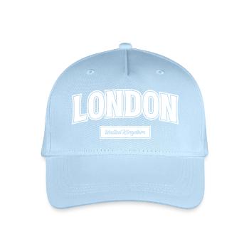 London Uk England - Organic Kids’ Baseball Cap - light blue - Front
