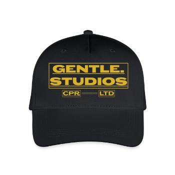 Gentle Studios – Minimalistisches Branding - Kinder Bio Basecap - Schwarz - Vorne