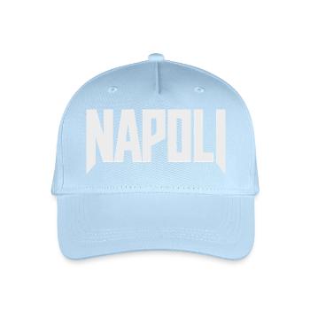 Napoli - Neapel Schriftzug weiß - Kinder Bio Basecap - Hellblau - Vorne