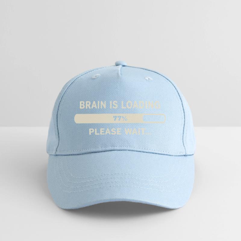 Brain Loading – Please Wait Organic Kids’ Baseball Cap
