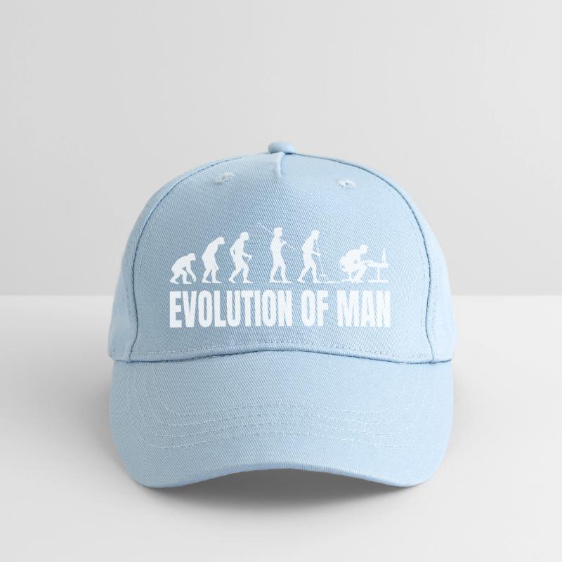 Evolution of Programmierer IT Computer Coder Kinder Bio Basecap