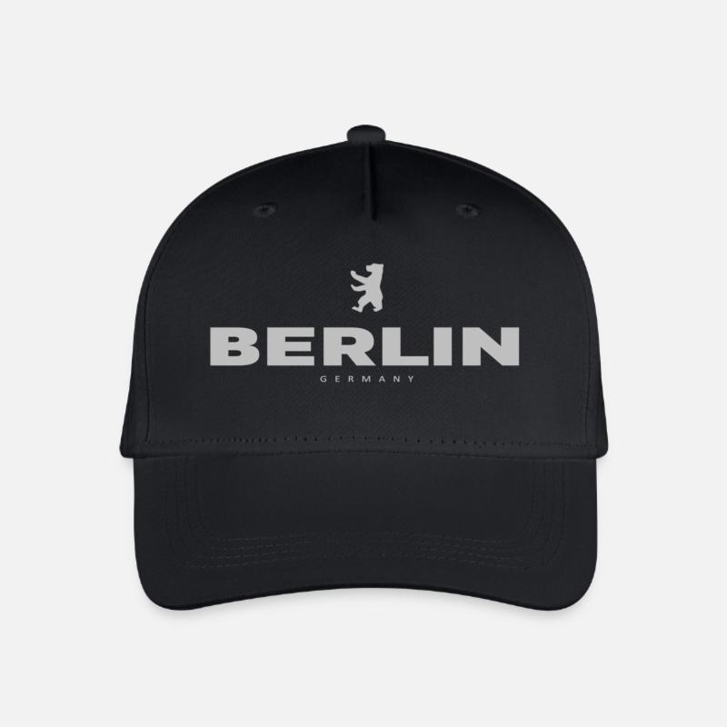 Berlin - Kinder Bio Basecap - Schwarz
