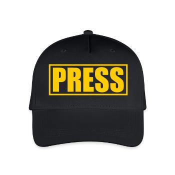 Presse presse - Casquette de baseball bio Enfant - noir - Devant