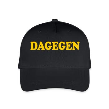 Dagegen - Kinder Bio Basecap - Schwarz - Vorne