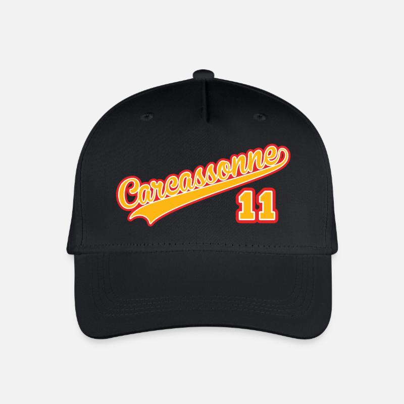 Languedoc Roussillon Carcassonne 11 II - Casquette de baseball bio Enfant - noir