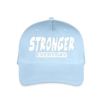 Plus fort cadeau de gymnastique drôle au quotidien - Casquette de baseball bio Enfant - bleu clair - Devant