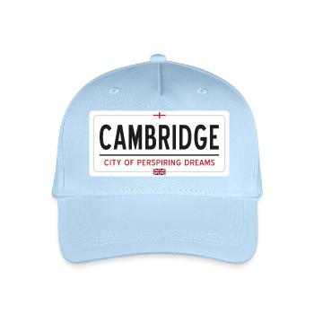 Cambridge town sign - Organic Kids’ Baseball Cap - light blue - Front
