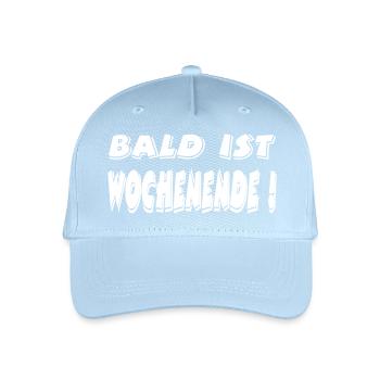 Wochenende - Kinder Bio Basecap - Hellblau - Vorne