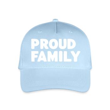 Proud Family - Organic Kids’ Baseball Cap - light blue - Front