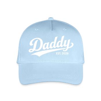 Daddy's 2026 Daddy-to-be New Father Gift - Organic Kids’ Baseball Cap - light blue - Front