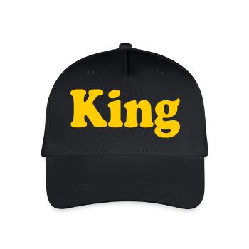 King - Kinder Bio Basecap - Schwarz - Vorne