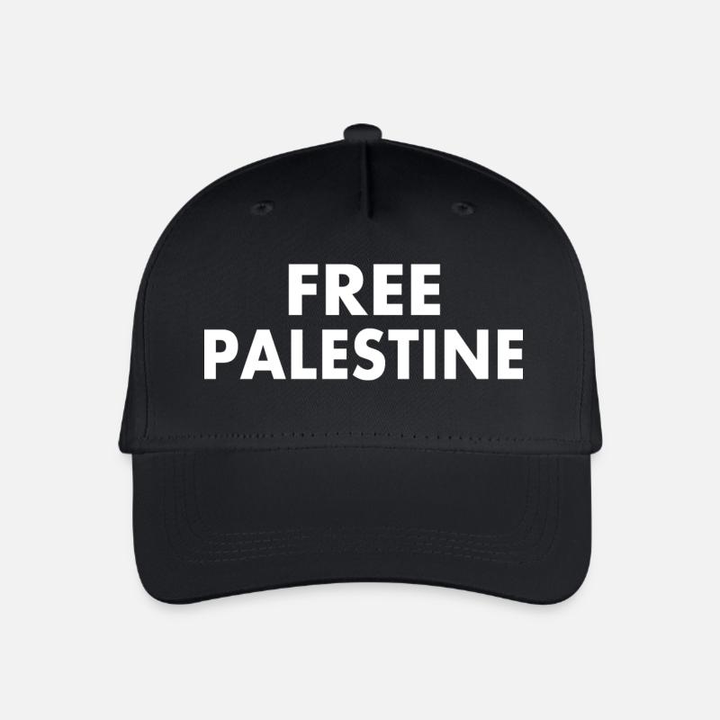 Free palestine - Kinder Bio Basecap - Schwarz