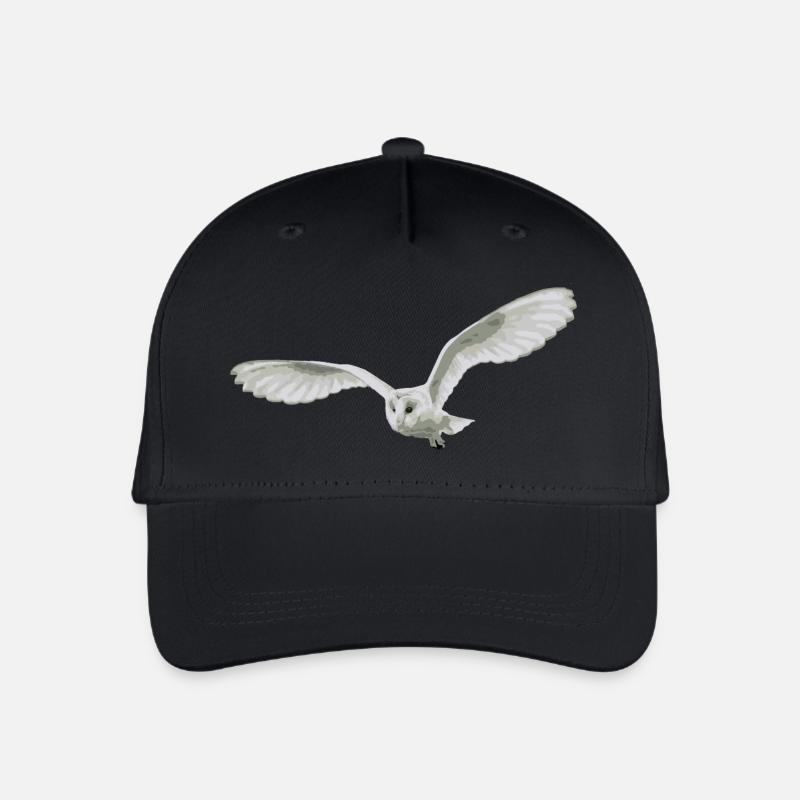 Chouette - Casquette de baseball bio Enfant - noir