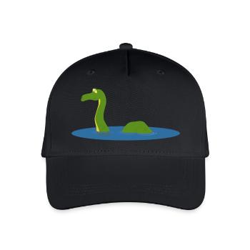 See Monster Meer - Kinder Bio Basecap - Schwarz - Vorne