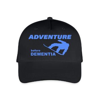 SNOWBOARD ADVENTURE - Casquette de baseball bio Enfant - noir - Devant