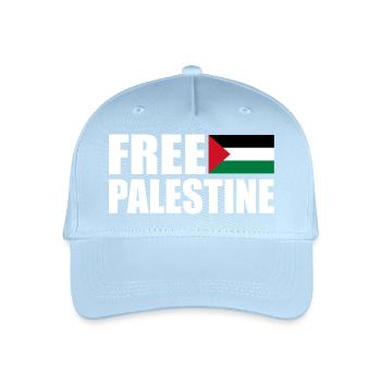 Free palestine - Organic Kids’ Baseball Cap - light blue - Front