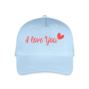 I LOVE YOU. MY LOVE. LONG LIVE THE MARYS. BACHELORETTE PARTY - Organic Kids’ Baseball Cap - light blue - Front