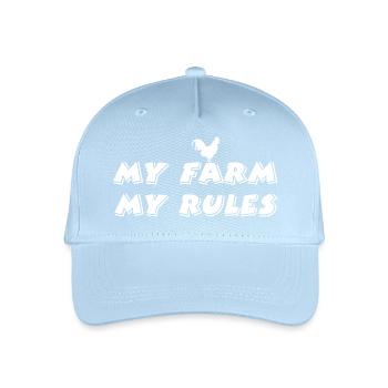 Ferme - Casquette de baseball bio Enfant - bleu clair - Devant