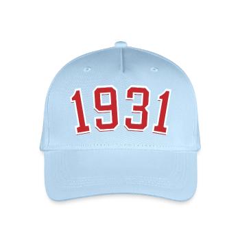 Sport Jahrgang 1931 - Kinder Bio Basecap - Hellblau - Vorne