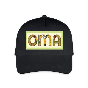 Sunflower Garden Grandma - Organic Kids’ Baseball Cap - black - Front