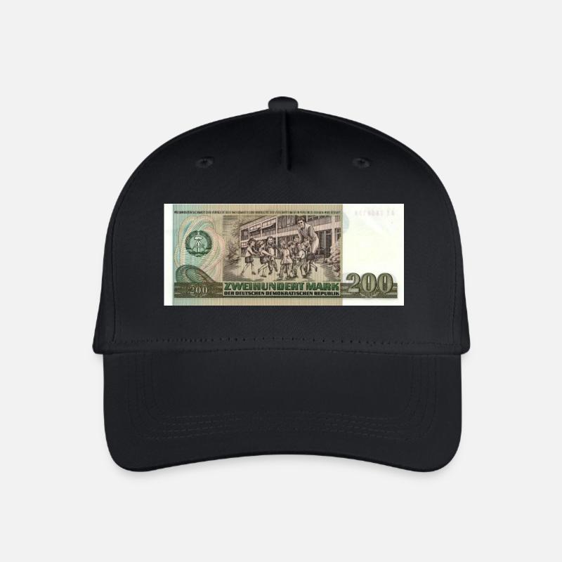 200 marks de la RDA - Casquette de baseball bio Enfant - noir