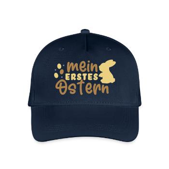 mein erstes Ostern - Kinder Bio Basecap - Navy - Vorne