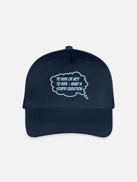 reiten - Kinder Bio Basecap - Navy
