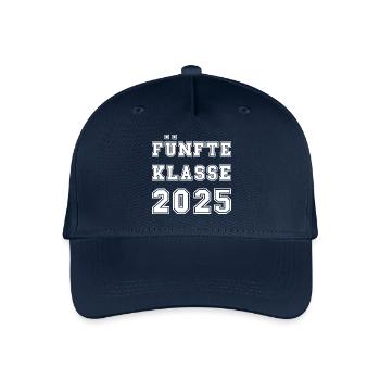 FÜNFTE KLASSE 2025 - Klasse 5 - Kinder Bio Basecap - Navy - Vorne