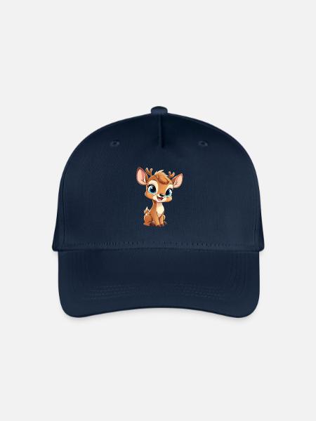 Rentierkind - Kinder Bio Basecap - Navy