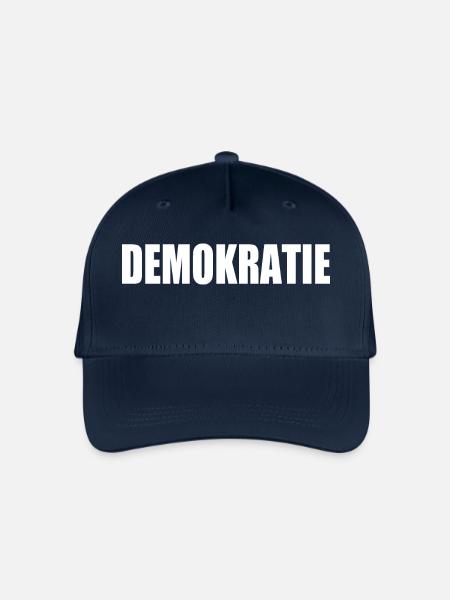 Demokratie - Kinder Bio Basecap - Navy