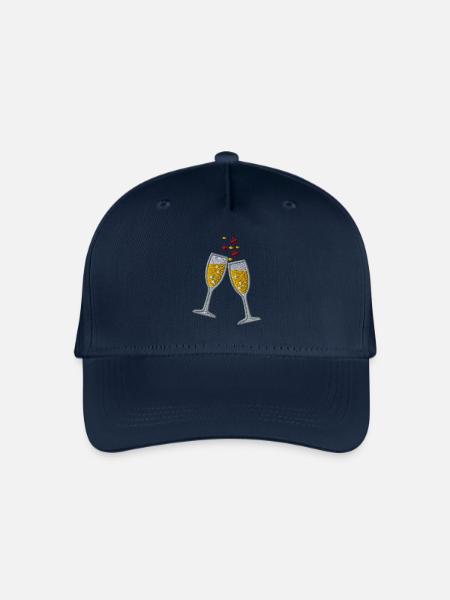 Sektgläser - Kinder Bio Basecap - Navy