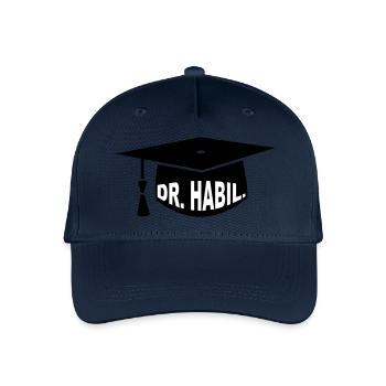 PhD - Cadeau - Mortier - Habilitation - Casquette de baseball bio Enfant - marine - Devant