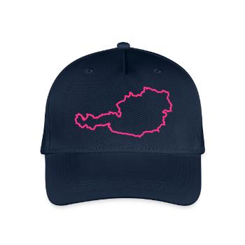 Austria country - Organic Kids’ Baseball Cap - navy - Front