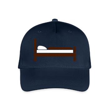bed - Organic Kids’ Baseball Cap - navy - Front