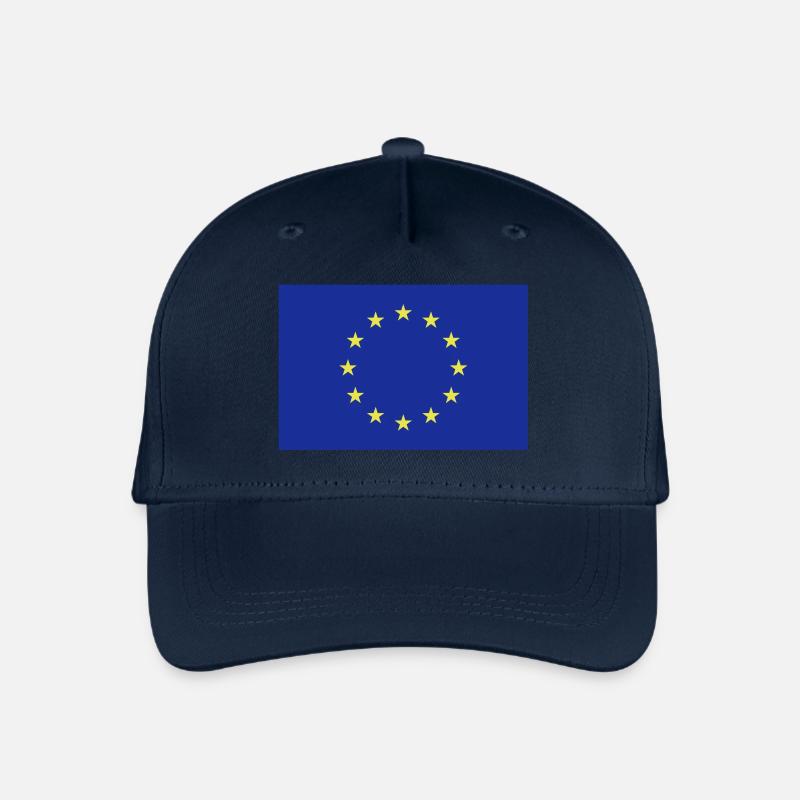 Europe__V001 - Organic Kids’ Baseball Cap - navy