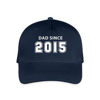 dad since 2015 - daddy design - Kinder Bio Basecap - Navy - Vorne