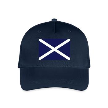 Scotland Flag - Scottish Saltire - Organic Kids’ Baseball Cap - navy - Front