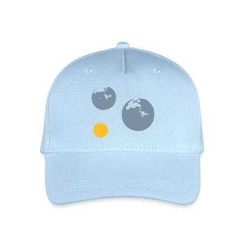petanque ball cochonnet1512 - Organic Kids’ Baseball Cap - light blue - Front