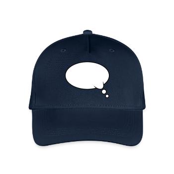 Thought Bubble Design - Organic Kids’ Baseball Cap - navy - Front